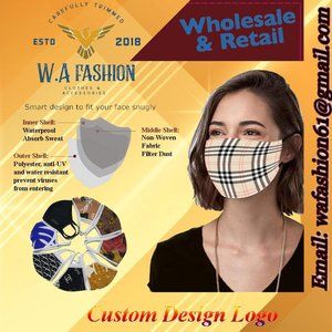 4/$19 Anti Pollution Fabric Air Filter Face Mask